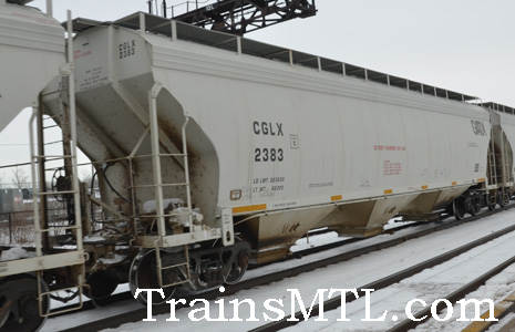 Car/wagon CGLX2383 right side / coté droite